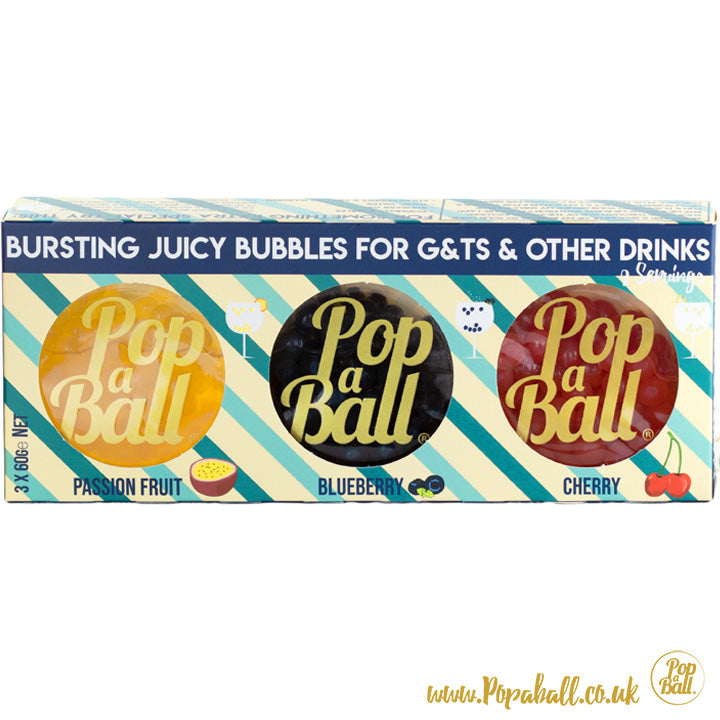 gin trio bubbles popaball
