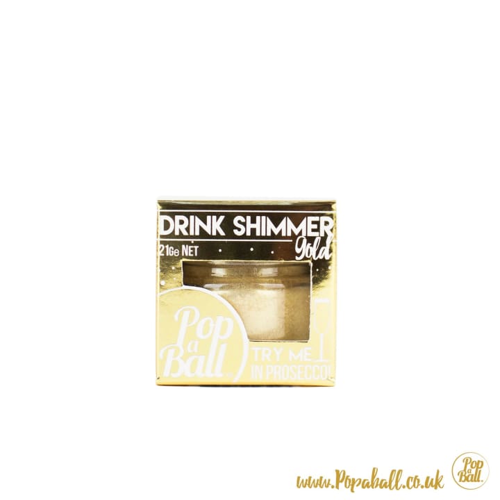 Gold Drink Shimmer - Bursting Bubbles