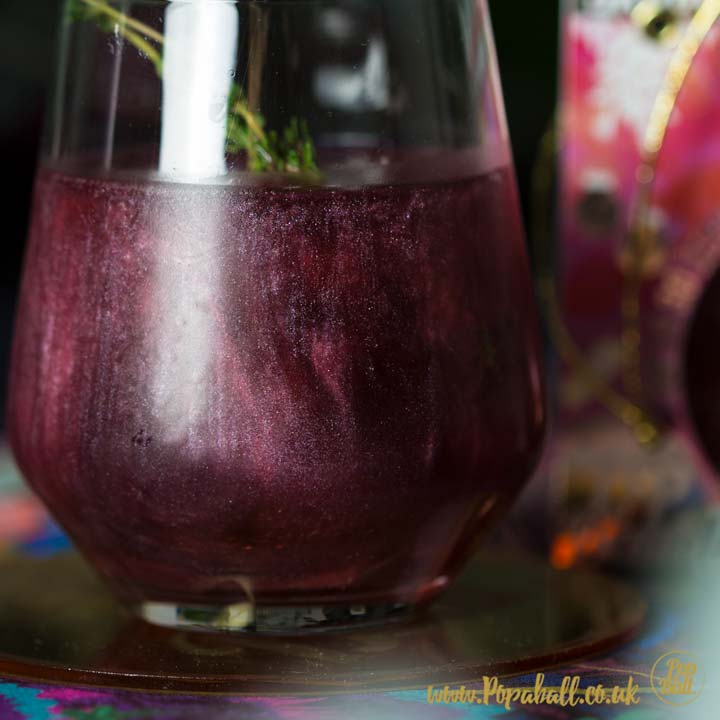 shimmer raspberry syrup for prosecco