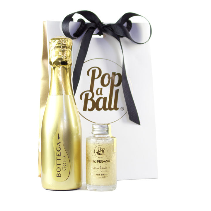 Prosecco gift set with liqueur