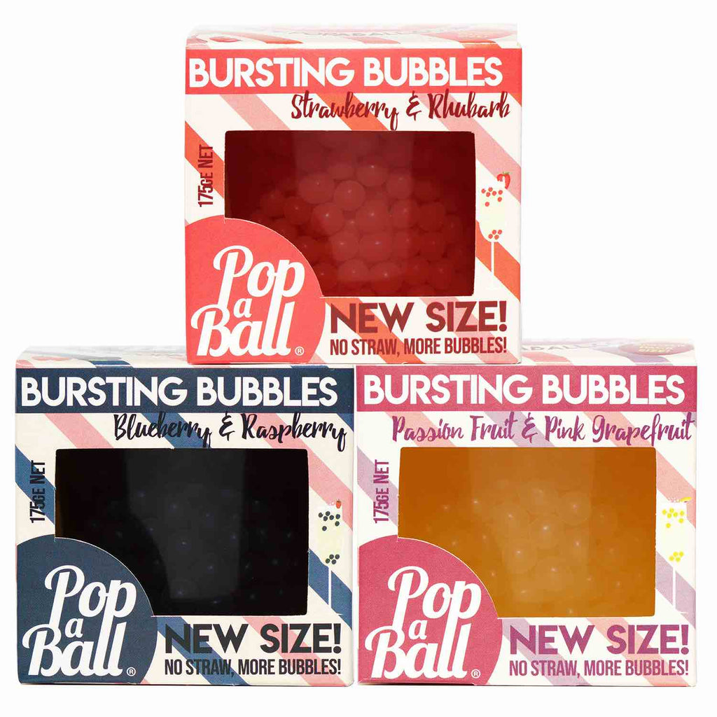 Popaball bursting bubbles pimp your drinks