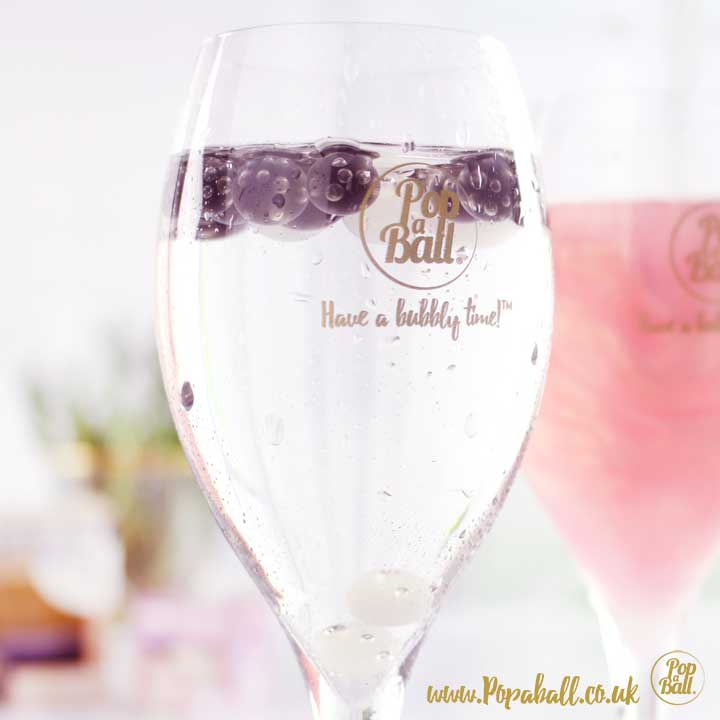 NEW! POPABALL TULIP CHAMPAGNE FLUTE