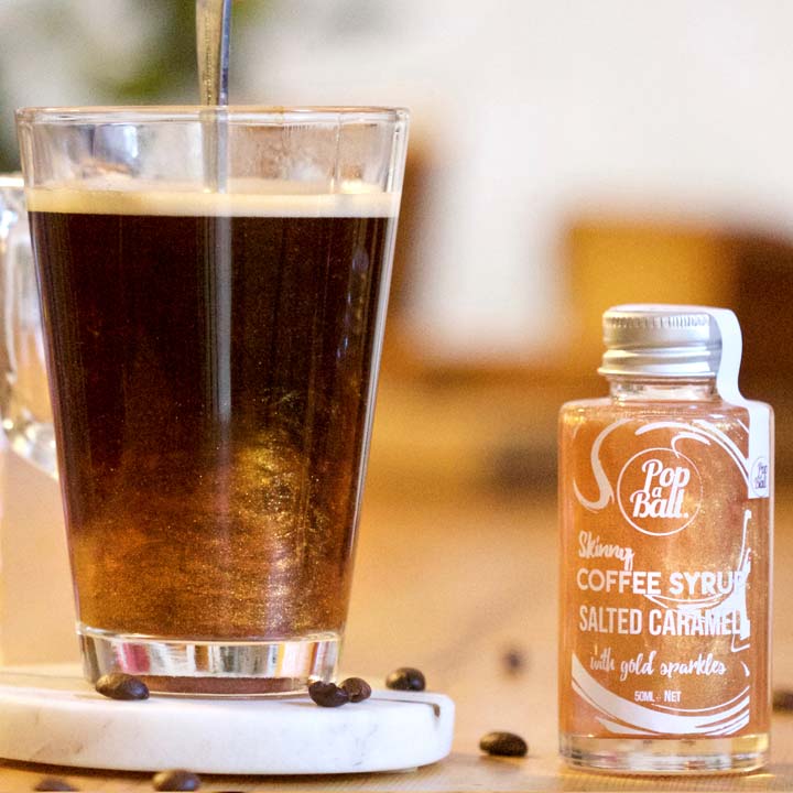 Popaball skinny glitter coffee syrup gift set
