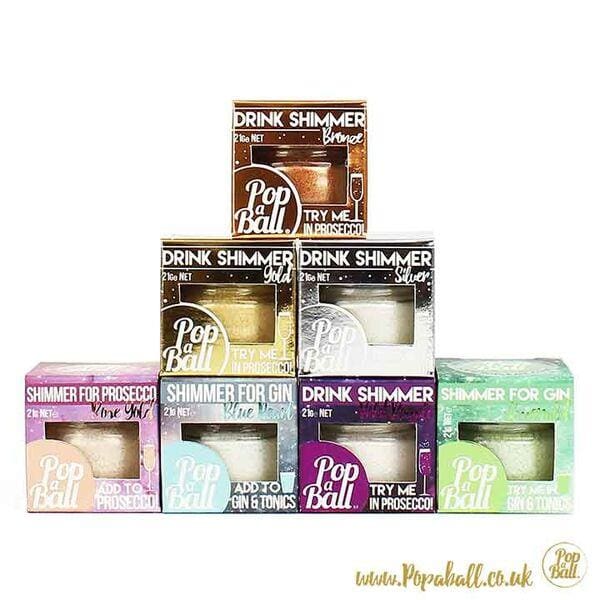 Shimmer With Bubbles Vodka And Mixer Gift Set - Spirits