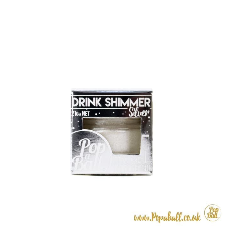 Silver Drink Shimmer - Bursting Bubbles