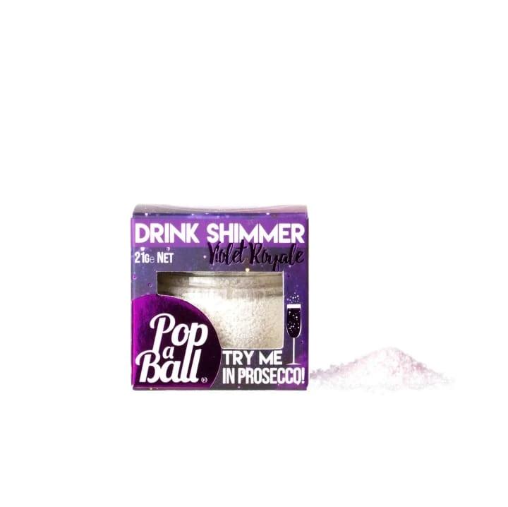Violet Royale Drink Shimmer - Bursting Bubbles