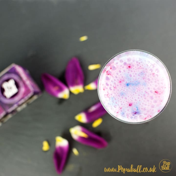 Violet Royale Drink Shimmer - Bursting Bubbles