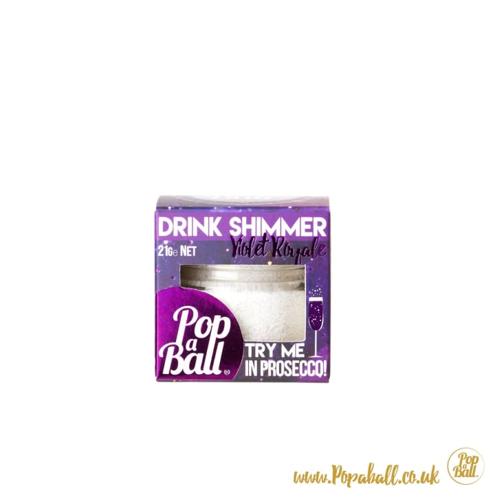 Violet Royale Drink Shimmer - Bursting Bubbles